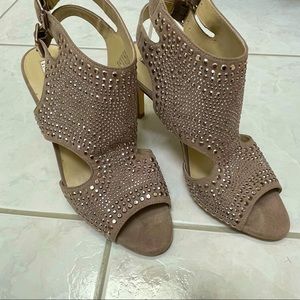 Inc Shimmery Studded Heels